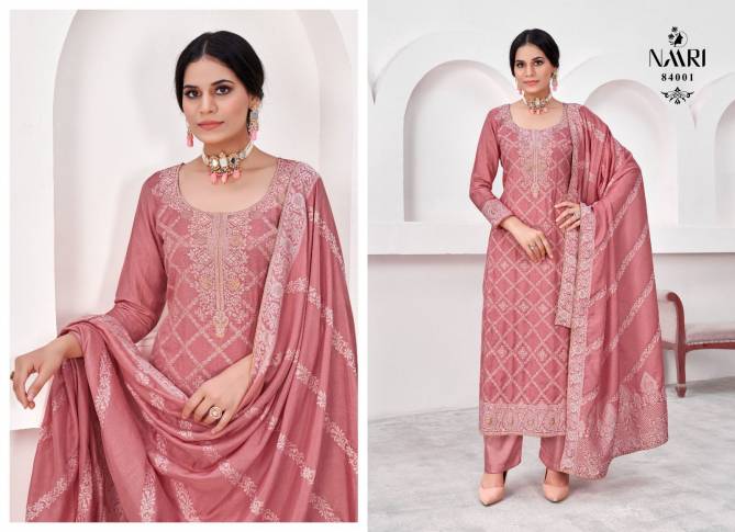 Samaa By Naari Pure Muslin Jacquard Design Salwar Kameez Wholesale Market In Surat